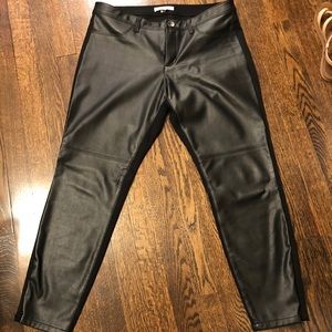 Banana Republic faux leather pants
